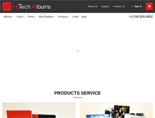 Tablet Screenshot of hitechalbums.com